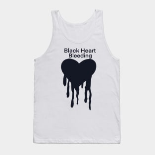 Black Heart Bleeding Tank Top